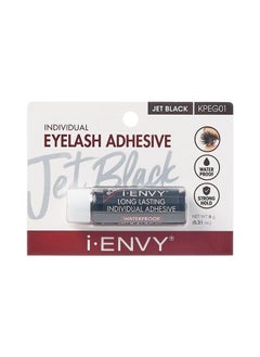 iENVY Individual Cluster Lash Glue, Strong Hold Individual Lash Adhesive, Waterproof Long-Lasting Individual Lash Glue, Jet Black