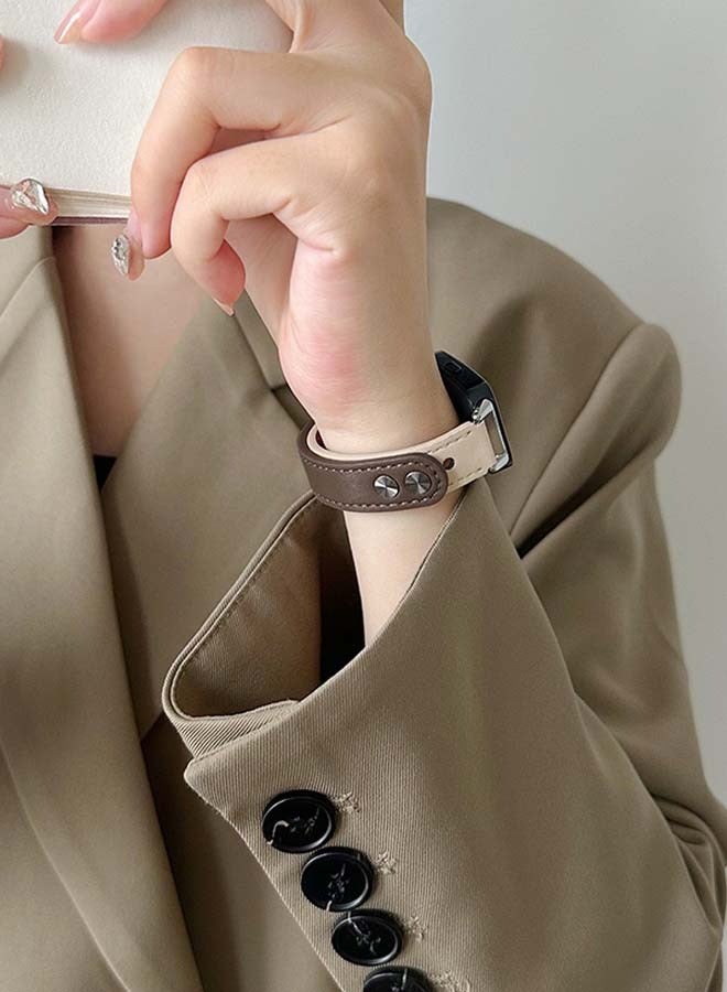 Suitable for Huawei Band 8/Huawei Band 9/Huawei Band 10 Genuine Leather Strap New Small Waist Wristband - Image 2