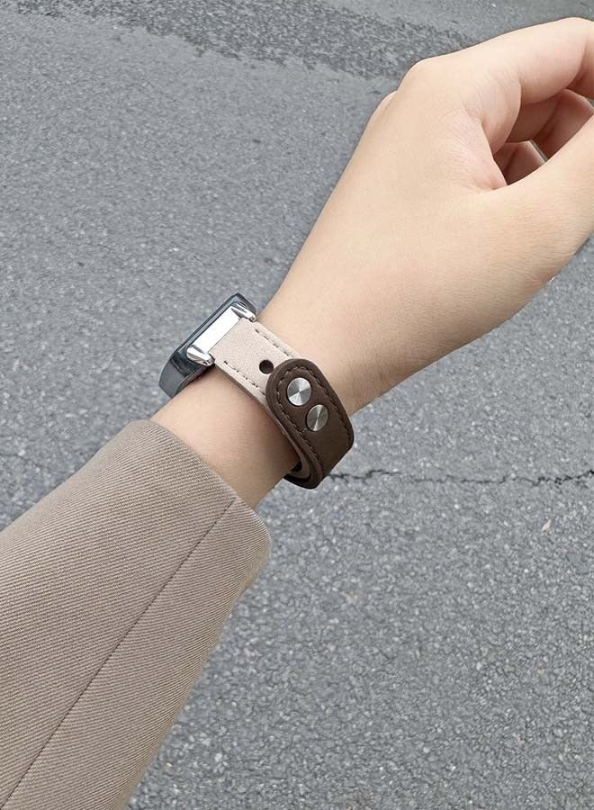 Suitable for Huawei Band 8/Huawei Band 9/Huawei Band 10 Genuine Leather Strap New Small Waist Wristband - Image 4