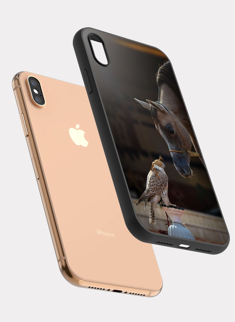 PXLAAT iPhone X MAX case cover Hawk And Horse - Image 2