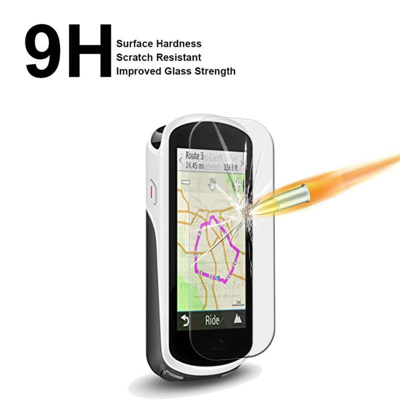 AKWOX (Pack of 4) Tempered Glass Screen Protector for Garmin Edge 1030, 0.3mm 9H Hard Scratch-resistant Protector for Garmin Edge 1030 - Image 5