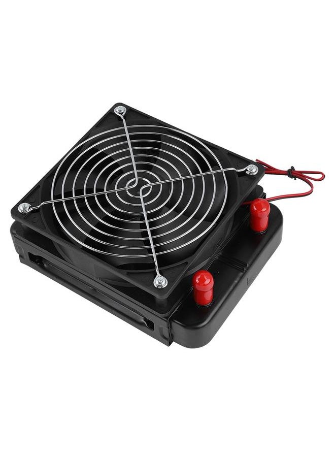 120MM Computer CPU Water Cooling Cooler Heat Row Radiator with Fan 10 Tubes
