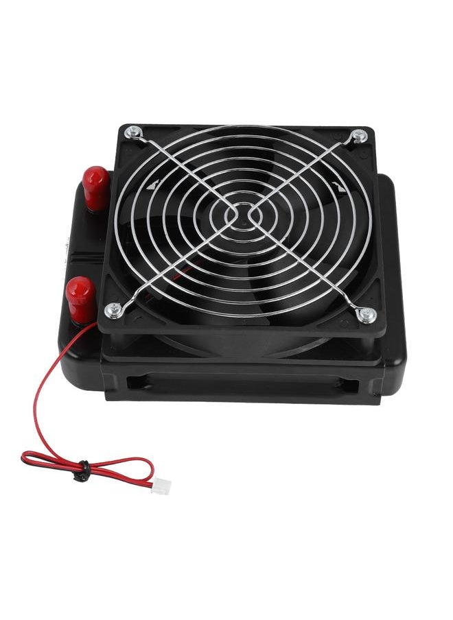 120MM Computer CPU Water Cooling Cooler Heat Row Radiator with Fan 10 Tubes