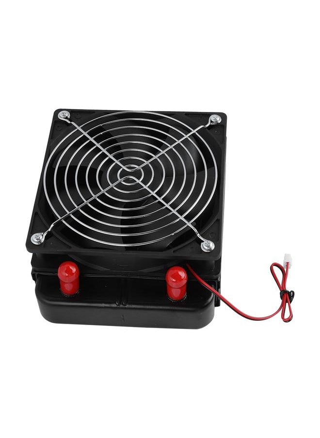120MM Computer CPU Water Cooling Cooler Heat Row Radiator with Fan 10 Tubes