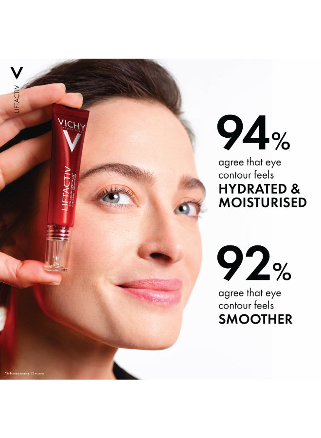 VICHY Liftactiv Collagen Specialist Eye Care Cream Anti-Ageing White 15ml - Image 2