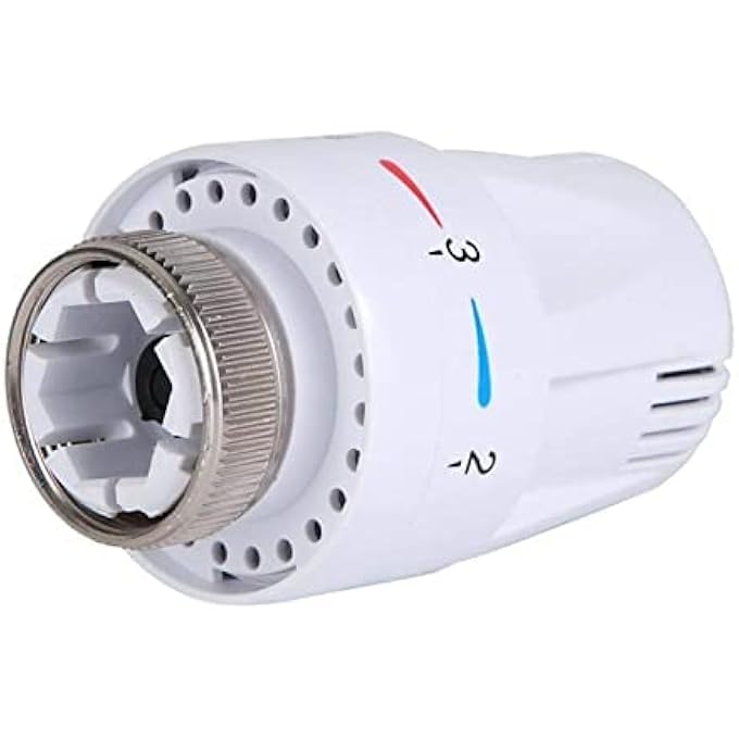 2PCS THERMOSTATIC RADIATOR VALVE TRV RADIATOR VALVES REPLACEMENT HEAD M30X1.5 RADIATOR THERMOSTAT VALVE HEAD FOR HOME OFFICE BEDROOM - Image 1