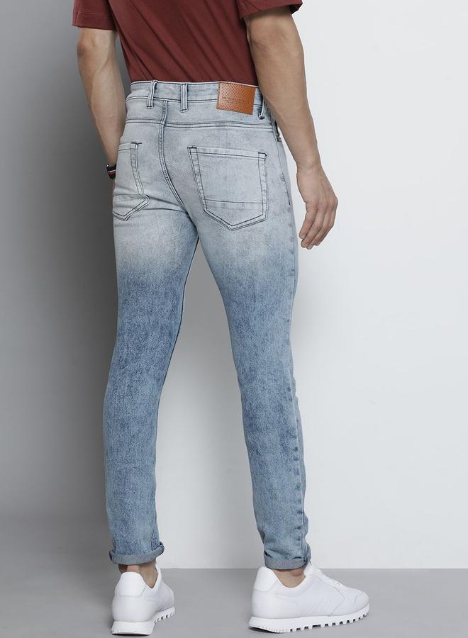 The Indian Garage Co Men Mid Rise Slim Fit Faded Jeans - Image 3
