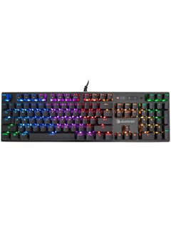 Bloody Light Strike RGB Gaming Keyboard B820R, Dual Colour Keycaps, Spill Resistant, Adjustable Backlights, 6 RGB Lighting Effects, Self-Customize RGB, Zero-Lag Response, Linear and Smooth, Grey  - Image 1
