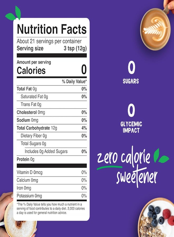 Pyure Organic Allulose Sweetener | Plant-Based Sugar Alternative, No Erythritol | Zero Carb, Zero Calorie, Keto Friendly, Zero Glycemic Index, Vegan, Gluten-Free, Non-GMO, USDA Organic | 9 oz - Image 3