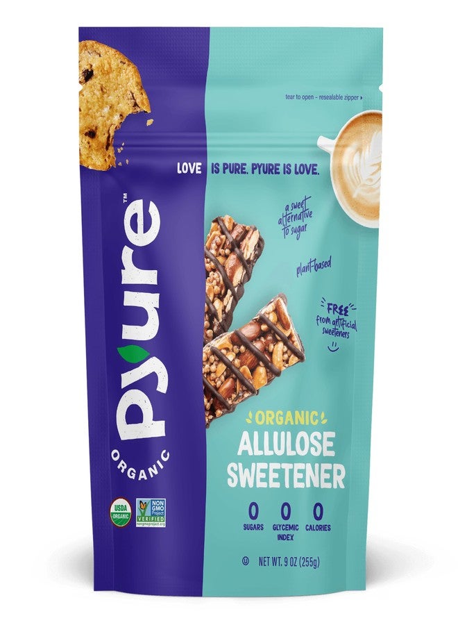 Pyure Organic Allulose Sweetener | Plant-Based Sugar Alternative, No Erythritol | Zero Carb, Zero Calorie, Keto Friendly, Zero Glycemic Index, Vegan, Gluten-Free, Non-GMO, USDA Organic | 9 oz - Image 1