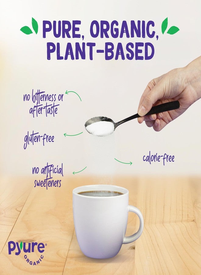 Pyure Organic Allulose Sweetener | Plant-Based Sugar Alternative, No Erythritol | Zero Carb, Zero Calorie, Keto Friendly, Zero Glycemic Index, Vegan, Gluten-Free, Non-GMO, USDA Organic | 9 oz - Image 4