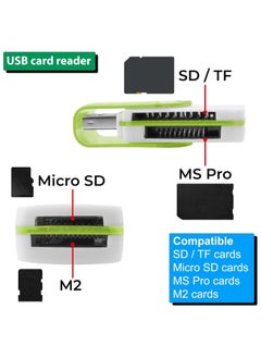 Generic 4 In 1 Memory USB 2.0 Card Reader for Micro SD, TF And M2  - Image 3