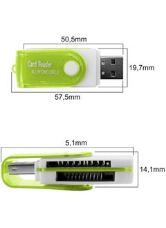 Generic 4 In 1 Memory USB 2.0 Card Reader for Micro SD, TF And M2  - Image 4