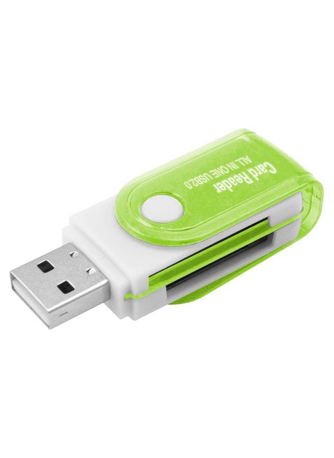 4 In 1 Memory USB 2.0 Card Reader for Micro SD, TF And M2