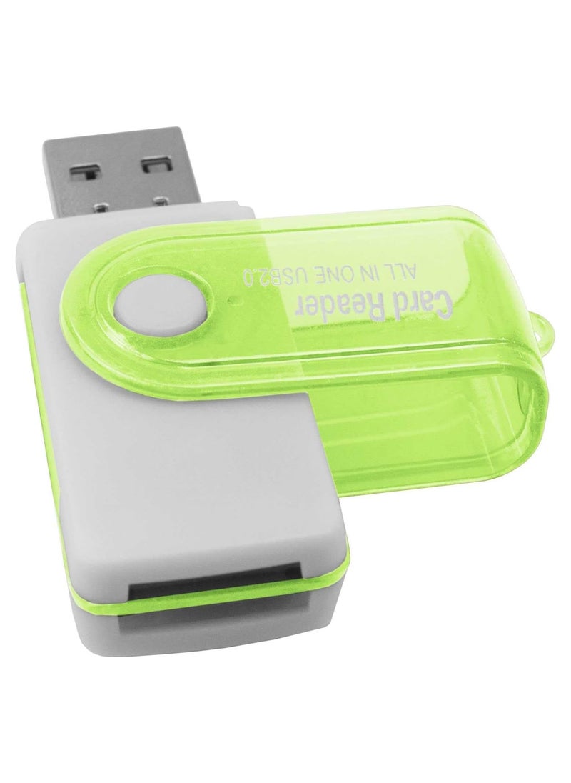 Generic - 4 In 1 Memory USB 2.0 Card Reader for Micro SD, TF And M2 - Image 1