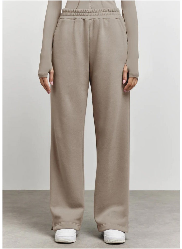 UNIVERSAL brown Cotton Blend Joggers Track Pants  - Image 2