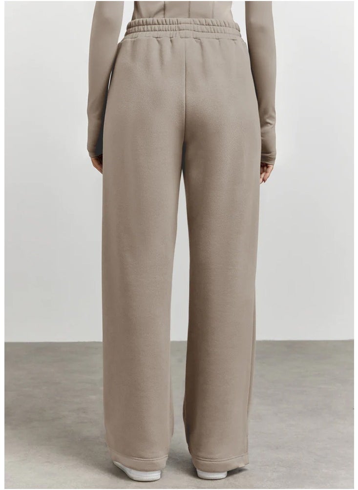 UNIVERSAL brown Cotton Blend Joggers Track Pants  - Image 3
