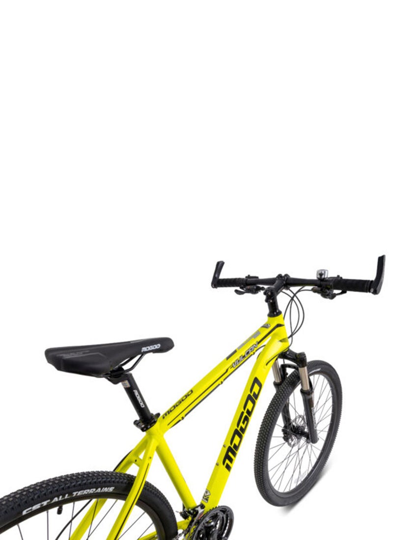 MOGOO Vulcan Alloy Mountain Bike 27.5 Inch, Yellow  - Image 3