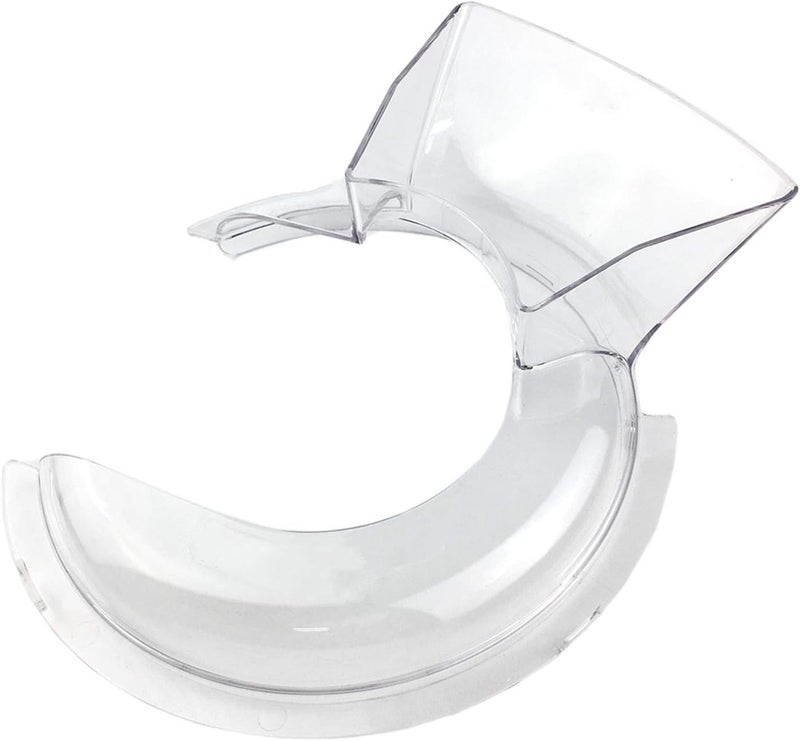Pokin Pouring Shield for KitchenAid Tilt Head 4.5-5QT (Only) Stainless Steel Bowl Insert, KN1PS Transparent Splash Guard, Safety Pouring Shield Fits Kitchen Aid Standing Mixer Attachments & Accessories - Image 1