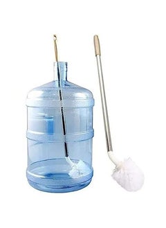 ImegaZ ImegaZ 360 Rotating Water Can Cleaning Brush for 20l Plastic Bottles Plastic Water Dispensers and Water Cans 20L Can Cleaning Brush with Long Handle Pack of 2 