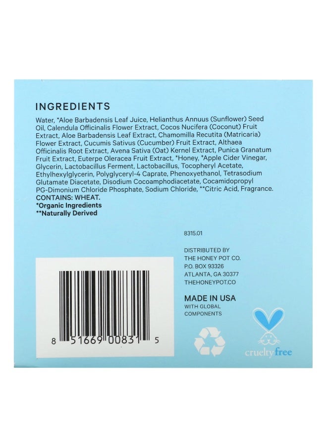 The Honey Pot Company, Sensitive Wipes, 15 Single Towelettes - Image 2