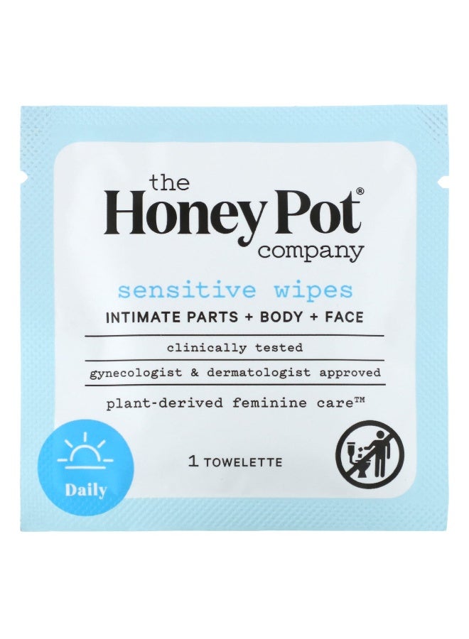 The Honey Pot Company, Sensitive Wipes, 15 Single Towelettes - Image 3