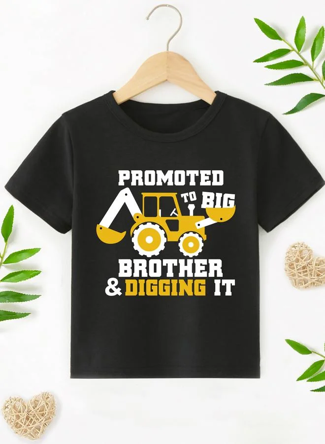 تايك تو Take Two Boys Truck Graphic Print T-Shirt