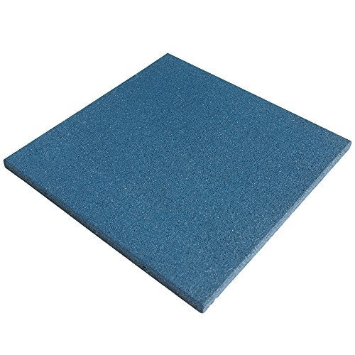 Rubber-Cal Eco-Sport Floor Tile-Pack of 3, Blue, 1 x 20 x 20-Inch - Image 1