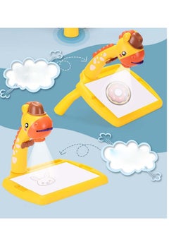 Generic Colorful Drawing  Erasable Doodle Board for kids. with Projection Lamp Educational Toys  - Image 3