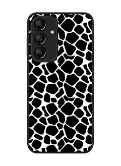 Stylizedd Rugged Black Edge Case for Samsung Galaxy A35, Slim fit Soft Case Flexible Rubber Edges Anti Drop TPU Gel Thin Cover -  Cow Skin Print  - Image 1