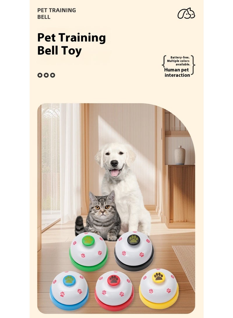 Pet Toys – Dog & Cat Training Bell, Interactive Press Button, Safe Non-Toxic Material, Small Size 7.2×7.2×4.9cm, Fun for Training & Communication, Suitable for Small,Medium,Large Cat and Dog - Image 2