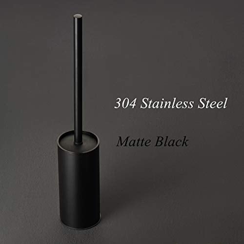 BGL Stainless Steel 304 Black Toilet Bowl Brush and Holder Set Cleaning Tool Holder with Toilet Brush - Image 2