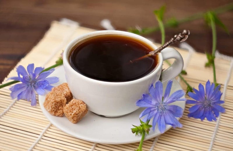 Instant Chicory Beverage with Blueberries & Cranberries - 100% Pure Organic Dried Chicory Root - Caffeine-Free & Acid Free - 100g - Image 3