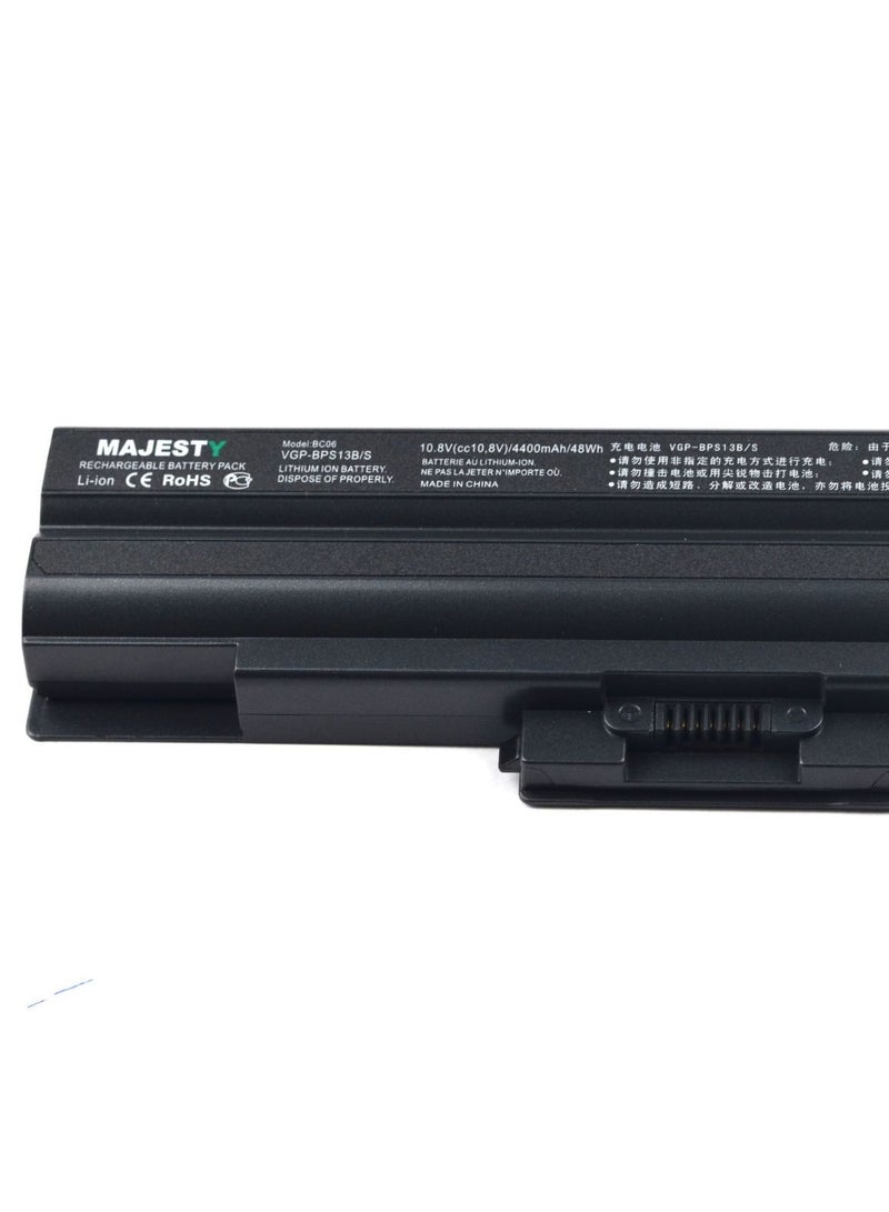 Majesty Majesty Laptop Battery – Replacement for Sony VAIO with 4400mAh Capacity, 48Wh – Compatible with VGN-CS / VGN-FW / VGN-NS Models  - Image 3