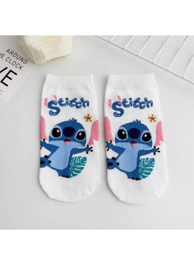 ستيتش جوارب الكاحل من القطن الخالص، 5 أزواج في كل عبوة - Image 4