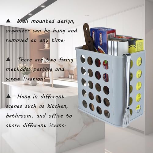 KozyGather Plastic Bag Holder (2sets/pack) Grocery Bag Holder Dirty clothes basket and kitchen organizer.… - Image 2