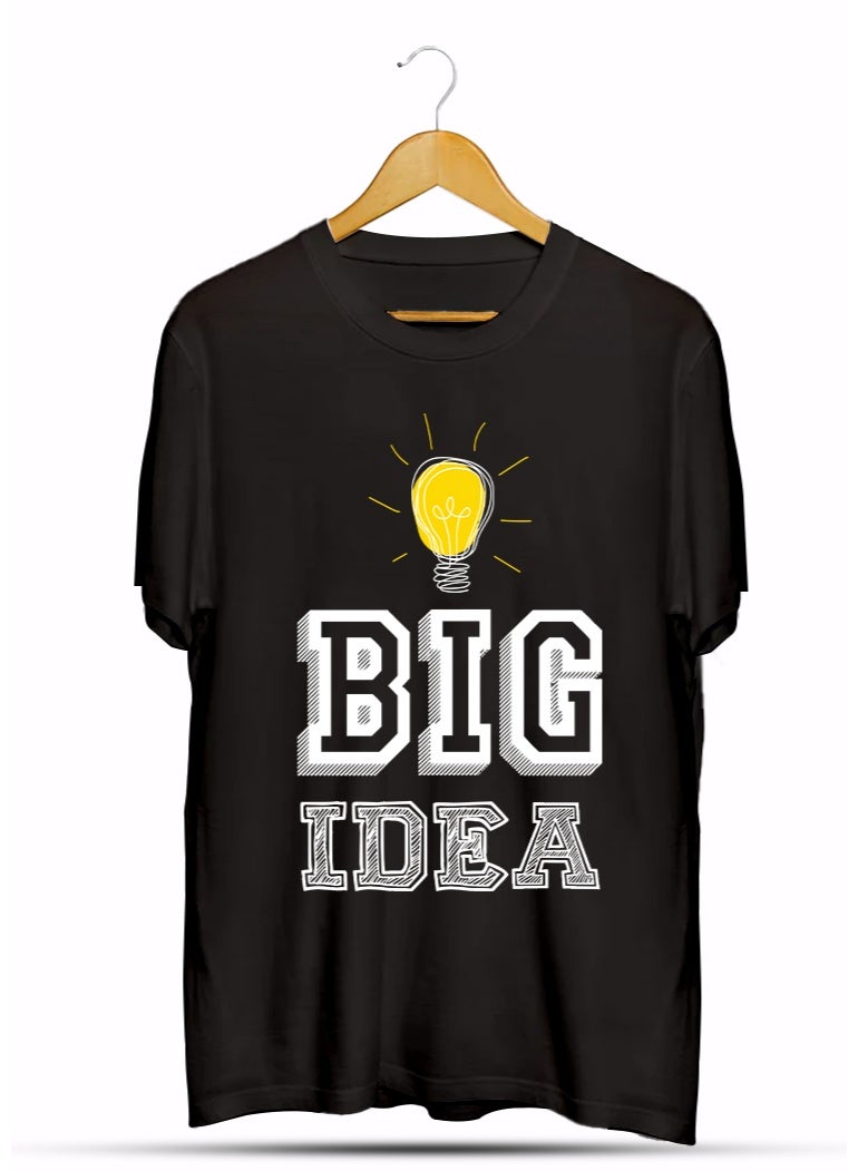 SHOP NEW ARRIVALS Big Idea T-Shirt – Minimalist Inspirational Graphic Tee | Creative Gift for Entrepreneurs, Innovators & Visionaries - Image 1