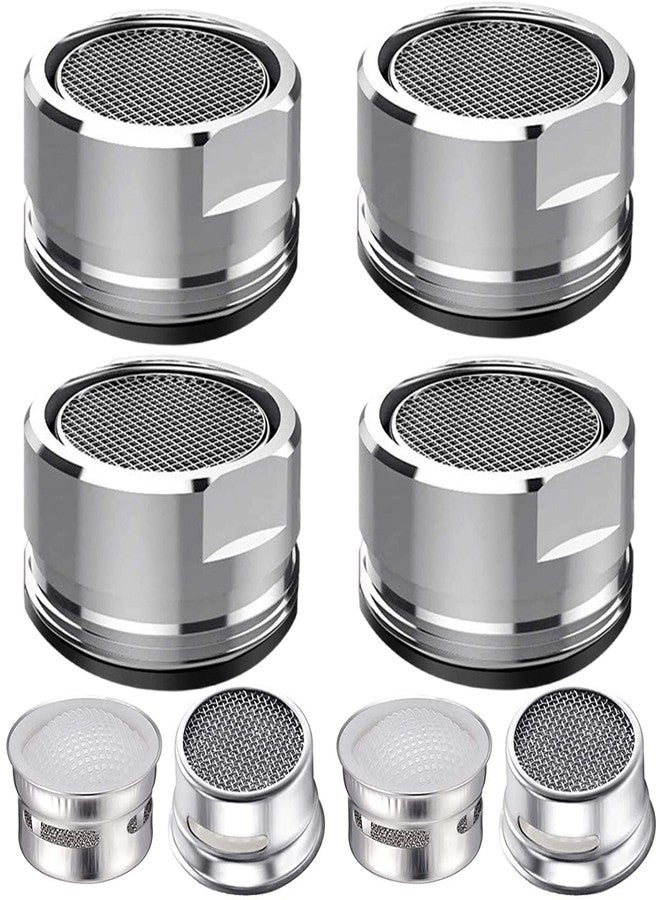 MOILINJAEY 4Pcs Faucet Aerator 4 Pack Kitchen Sink Aerator Replacement Parts With Brass Housing 15/16 Inch Male Thread Aeratorwith gasket for kitchen and bathroom - Image 1