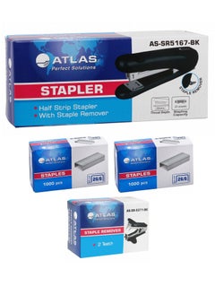 ATLAS Desktop Stapler With Pin Remover And Two Packs Of Pins  - Image 1
