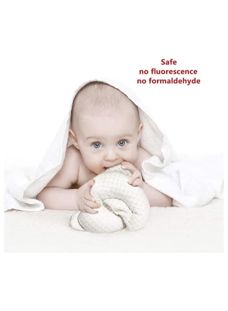 Baby Pillows for Newborn Sleeping(0-12months) Prevent Flat Head Nursery Shaping Infant Unisex Latex Pillow Protection Support - Image 5