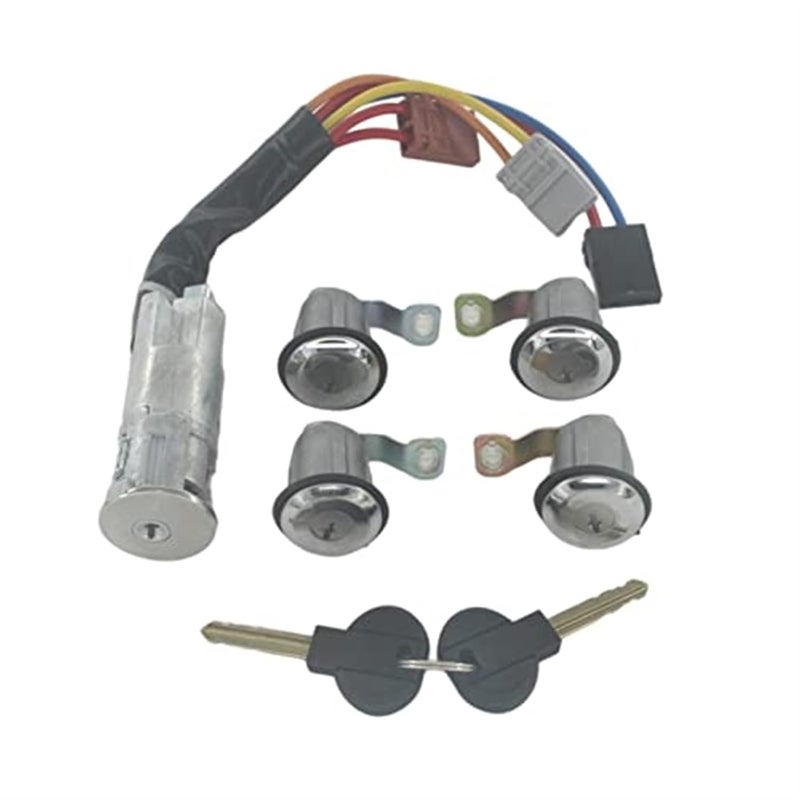 QASULER Complete Ignition Switch and Door Lock Set - Image 1