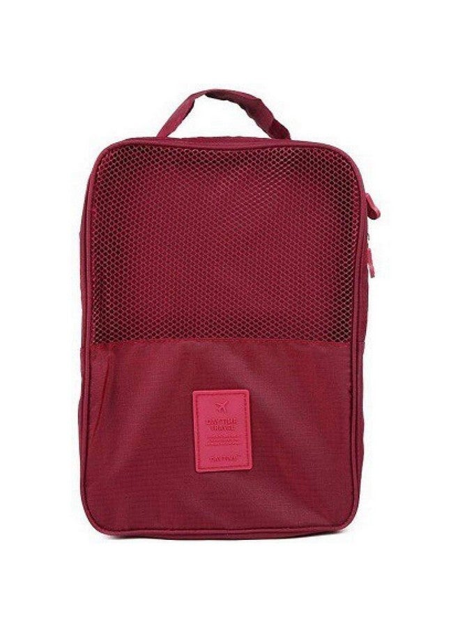Kids Mandi Maroon Shoe Bag (Shoes.Pouch.Maroon) - Image 3