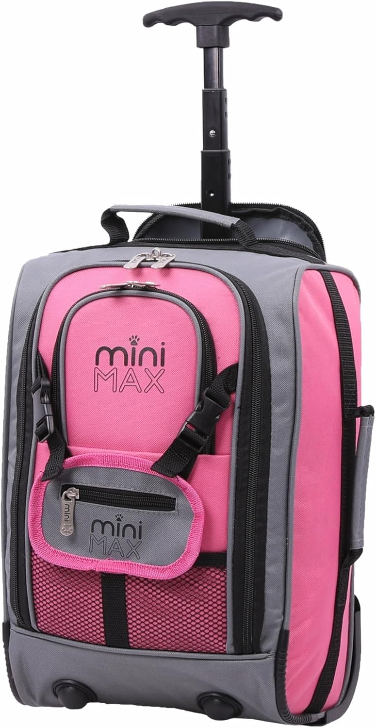 Aerolite حقيبة يد Aerolite MiniMAX 20L بحجم 40x20x25 كحد أقصى للرحلات الجوية على متن الطائرة (وردي) - Image 1