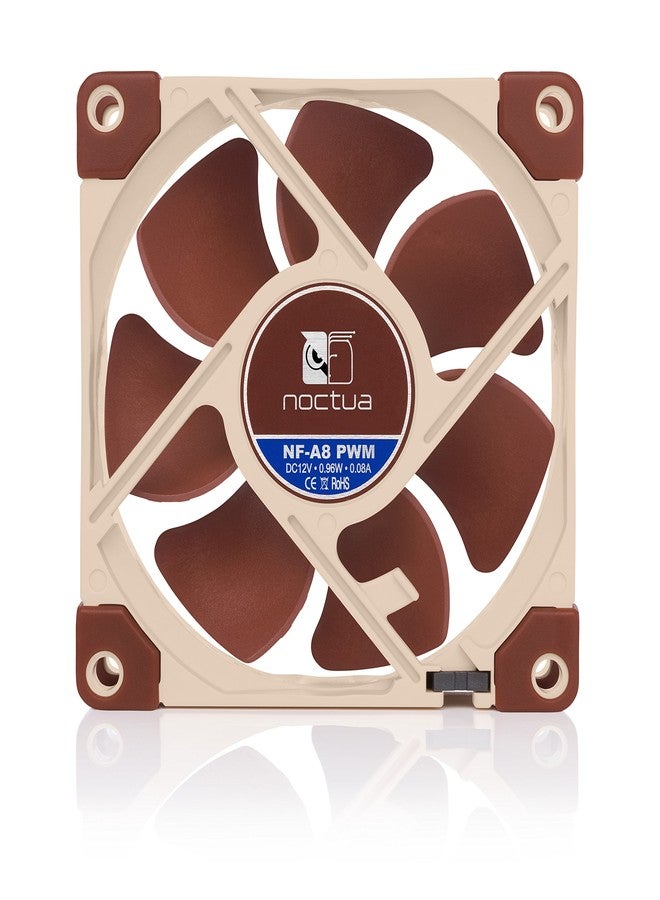 Noctua NF-A8 PWM, 4-Pin Premium Quiet Fan (80mm, Brown) - Image 4