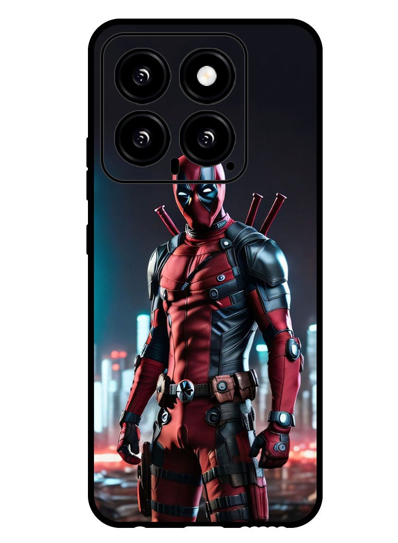 Theodor Protective Case Anti Scratch Shock Proof Bumper Cover For Xiaomi 14 Deadpool 1 - Image 1