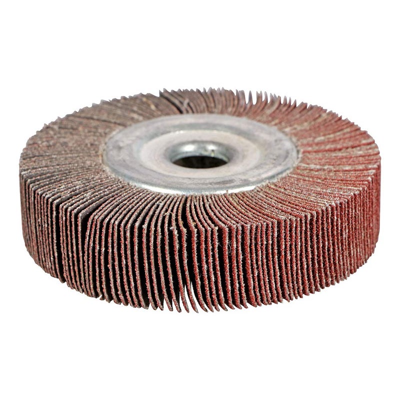BHA Unmounted Flap Wheel for Bench Grinder, 4" x 1" x 5/8" (40 Grit) - Image 1