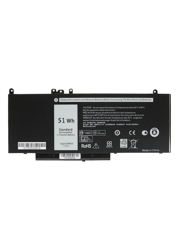 Max Power G5M10 Replacement battery for DELL Latitude E5450 E5550 Notebook 15.6" G5M10 8V5GX R9XM9 WYJC2 1KY05-G5M10 - Image 1