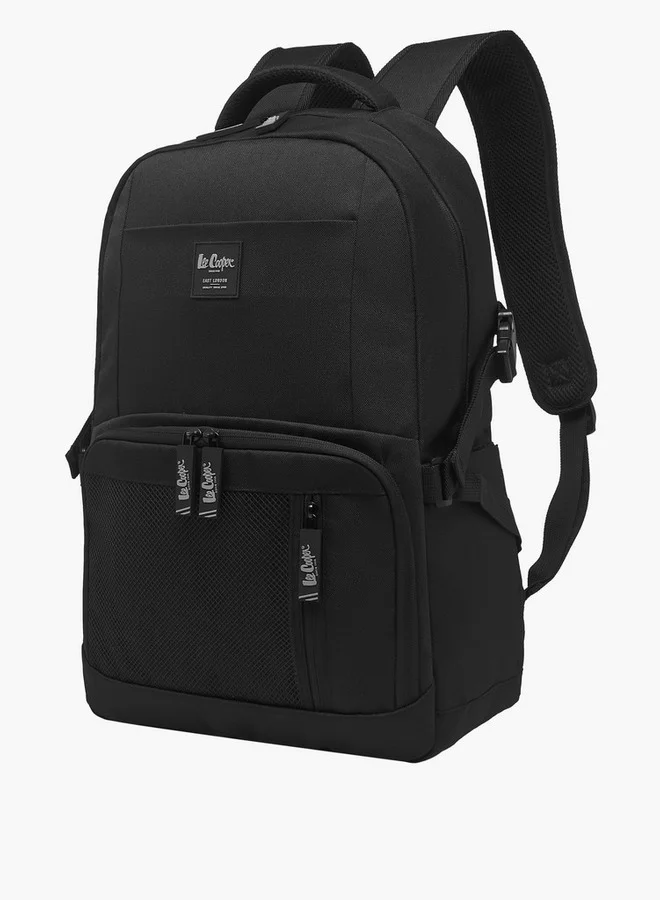 لي كوبر Boys Panelled School Backpack with Zip Closure and Adjustable Strap - 32x14x46 cm