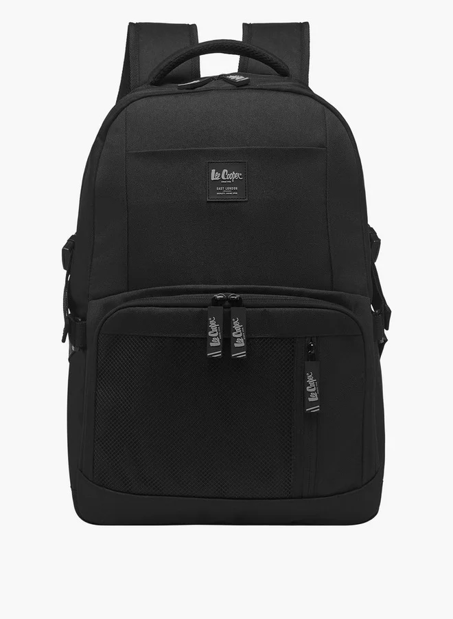 لي كوبر Boys Panelled School Backpack with Zip Closure and Adjustable Strap - 32x14x46 cm