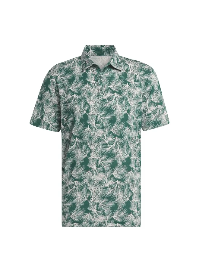 اديداس Adidas Ult365 Pine Prt Green Golf Polo Shirts For Men S